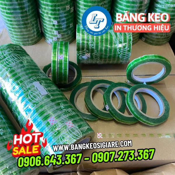 BĂNG KEO IN LOGO NỀN MÀU