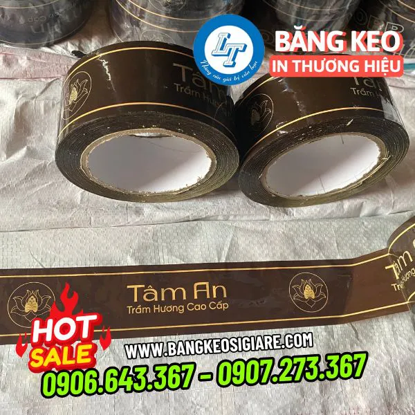 BĂNG KEO IN LOGO NỀN MÀU
