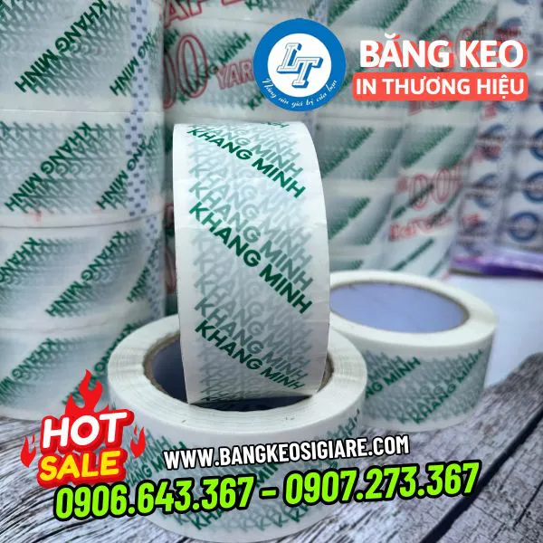 BĂNG KEO IN LOGO NỀN MÀU