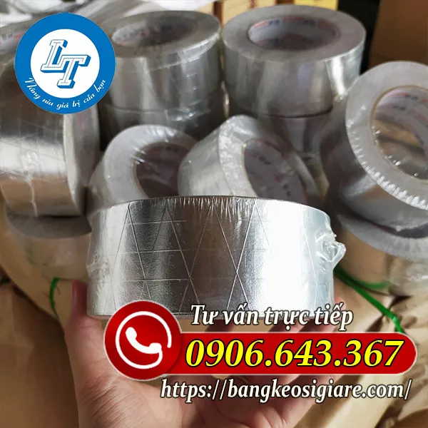 BĂNG KEO NHÔM CHỊU NHIỆT CÓ VÂN