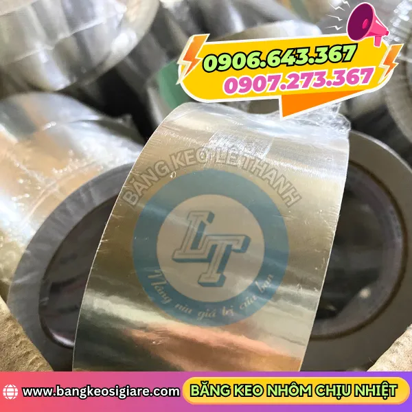 BĂNG KEO NHÔM CHỊU NHIỆT TRƠN