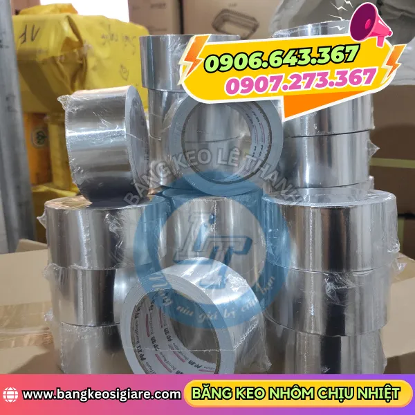 BĂNG KEO NHÔM CHỊU NHIỆT TRƠN