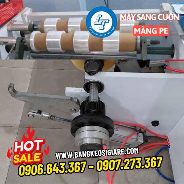MÁY SANG CUỘN MÀNG PE
