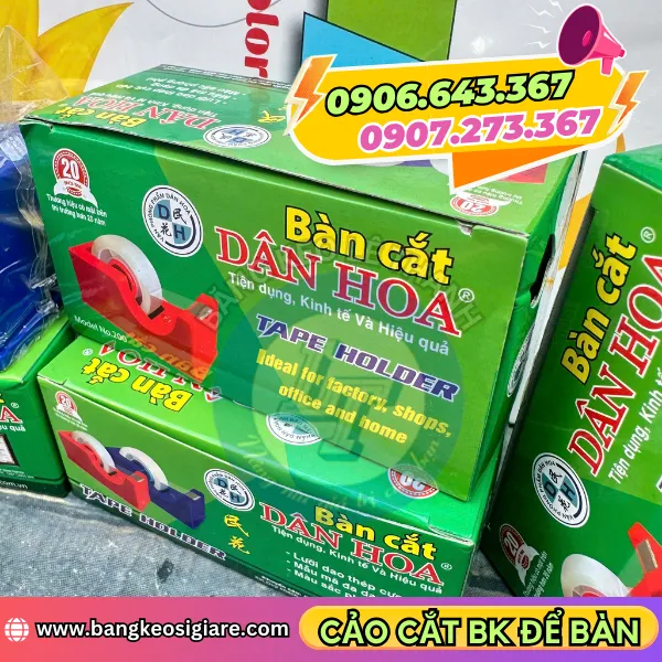 DỤNG CỤ CẮT BĂNG KEO ĐỂ BÀN