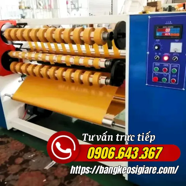 MÁY PHÂN CUỘN BĂNG KEO