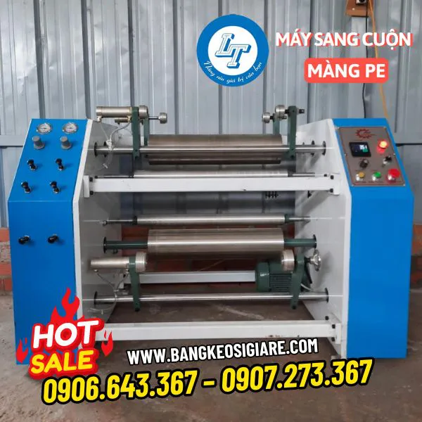 MÁY SANG CUỘN MÀNG PE