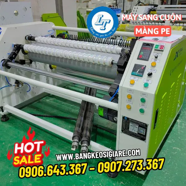 MÁY SANG CUỘN MÀNG PE
