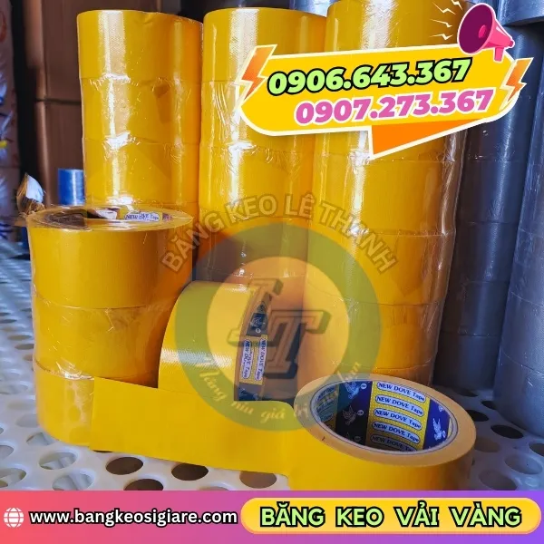 BĂNG KEO VẢI VÀNG