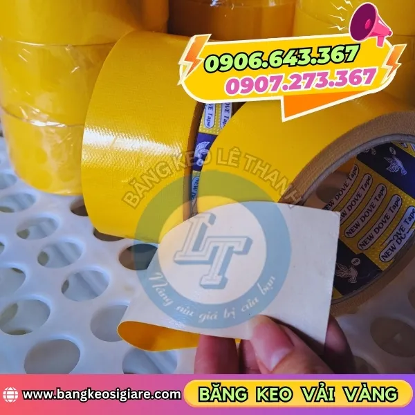 BĂNG KEO VẢI VÀNG