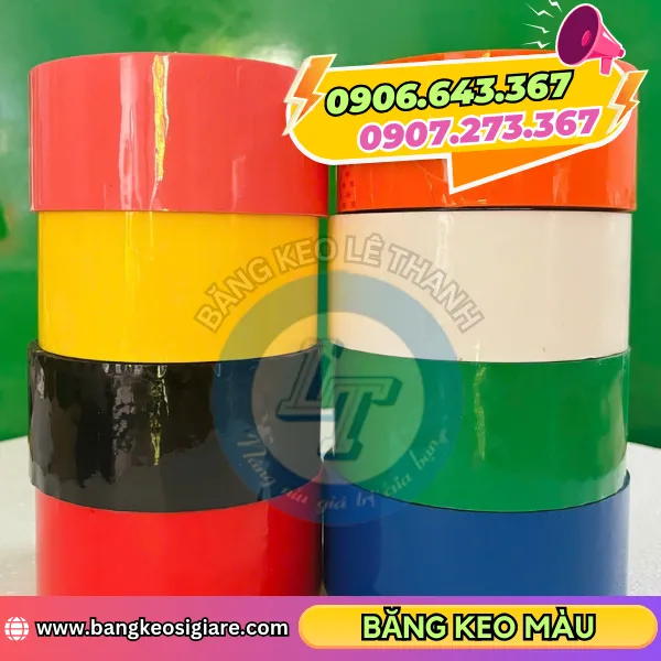 BĂNG KEO MÀU THEO YÊU CẦU