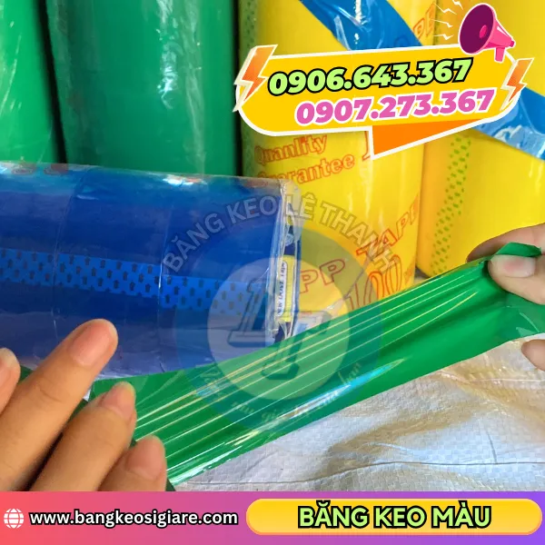 BĂNG KEO MÀU THEO YÊU CẦU