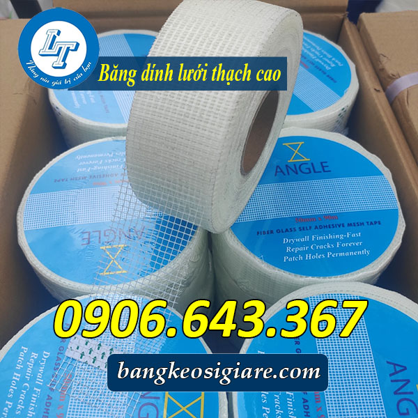 Kho xưởng băng dính lưới thạch cao giá rẻ thùng băng dính lưới thạch cao