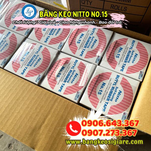 Cung cấp sỉ băng keo điện Nitto No.15 giá rẻ tận xưởng băng keo điện nitto