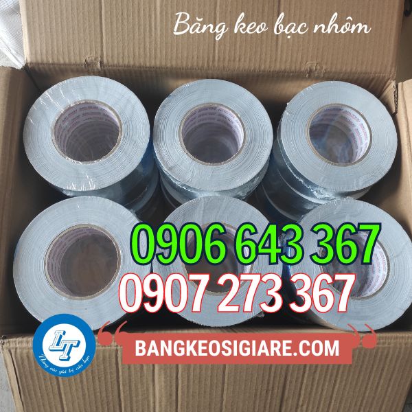 GIÁ BĂNG KEO BẠC NHÔM TẠI TPHCM thùng băng keo nhôm