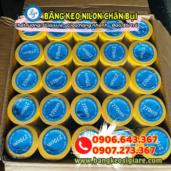 giá sỉ rẻ băng keo nilon che sơn cho đại lý thùng băng keo nilon che sơn chắn bụi