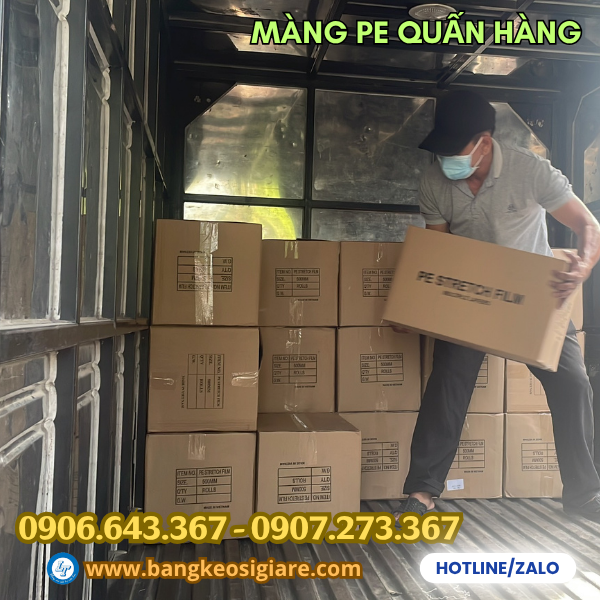 Màng PE đóng thùng sẵn kho Màng PE đóng thùng sẵn kho