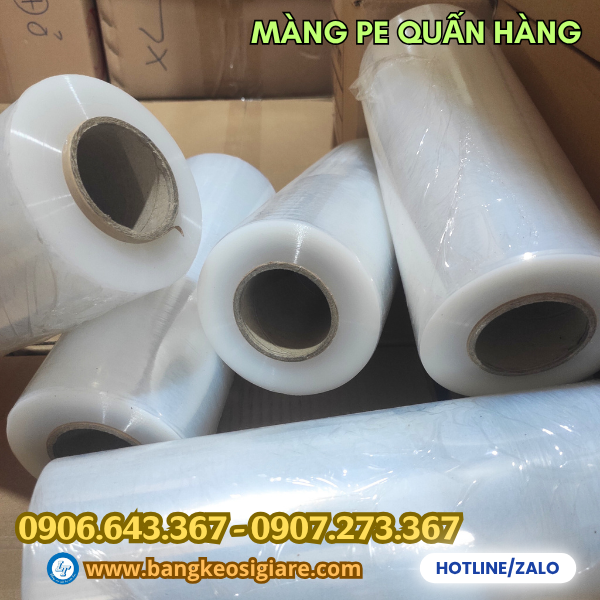 Màng PE trắng 25cm Màng PE trắng 25cm