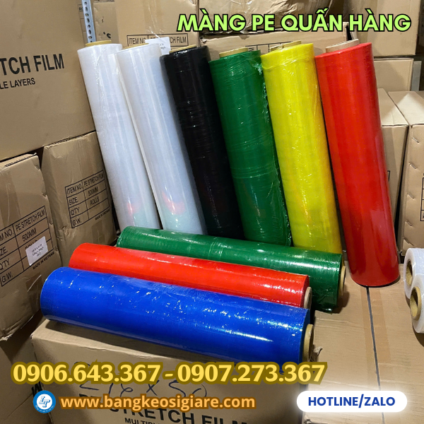 Màng pe đa dạng màu sắc Màng pe đa dạng màu sắc
