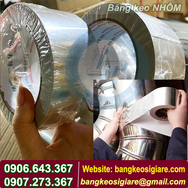 ĐẠI LÝ BĂNG KEO NHÔM CÁCH NHIỆT TPHCM GIÁ RẺ ứng dụng băng keo nhôm