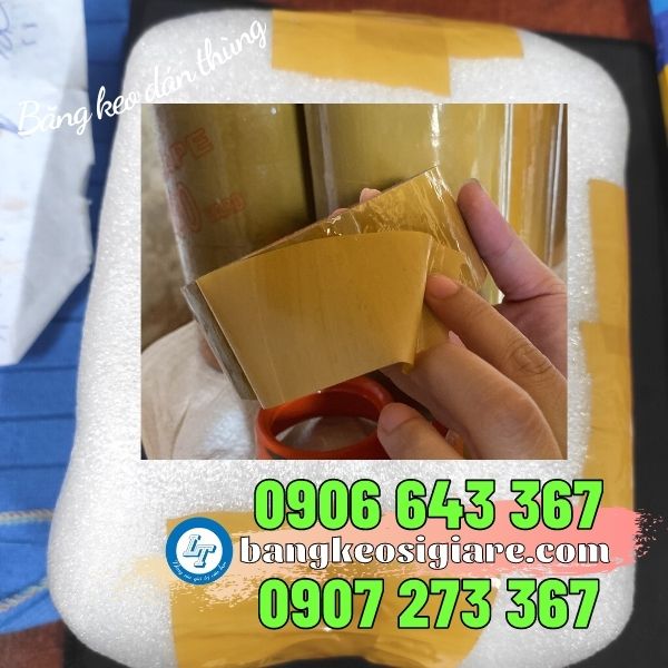 công ty băng keo dán thùng xốp giá rẻ ứng dụng băng keo dán thùng