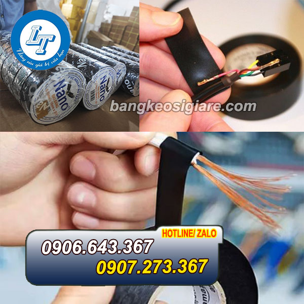 BĂNG KEO NANO ĐIỆN 20Y CHỐNG NƯỚC RẺ NHẤT ứng dụng băng keo điện nano