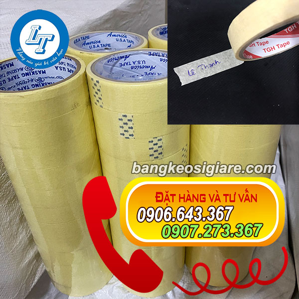 GIÁ ƯU ĐÃI BĂNG KEO GIẤY NĂM 2023 ứng dụng băng keo giấy vàng