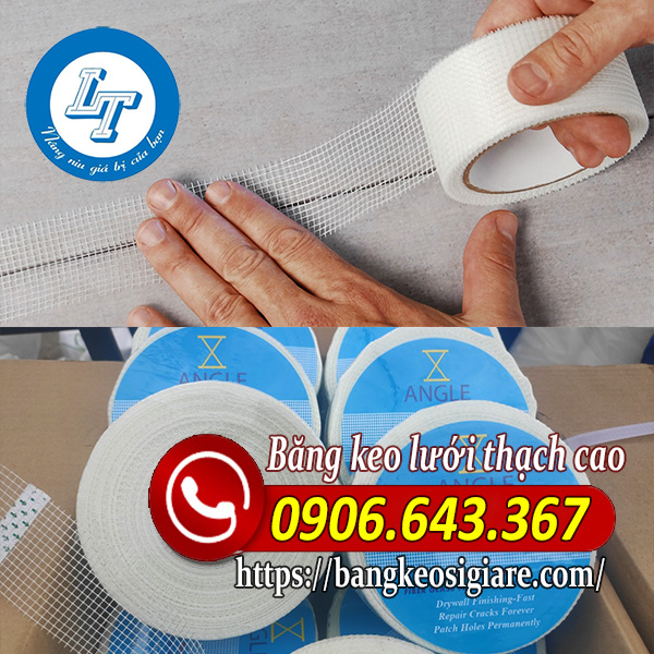 Nơi phân phối băng keo lưới dán trần thạch cao Ứng dụng băng keo lưới dán trần thạch cao