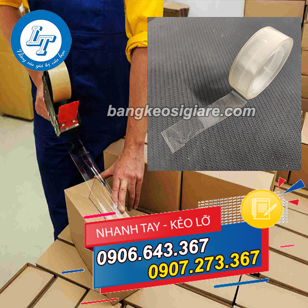 BĂNG KEO TRONG 2.4CM BĂNG KEO TRONG 2.4CM