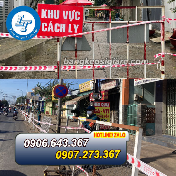 GIÁ CUỘN RÀO CẢNH BÁO KHU VỰC CẤM ứng dụng cuộn rào cảnh báo