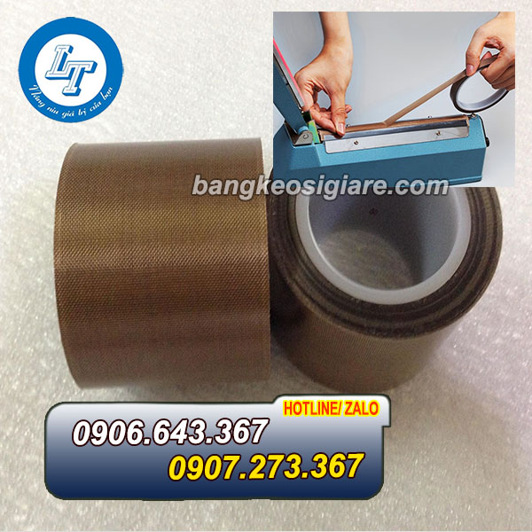 SỈ BĂNG KEO TEFLON 5CM CHỐNG CHỊU NHIỆT ứng dụng băng keo điện