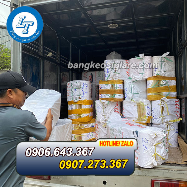 BĂNG KEO SIMILI 5F ĐƯỢC ƯA CHUỘNG GIÁ RẺ xe tải giao hàng bang keo simili