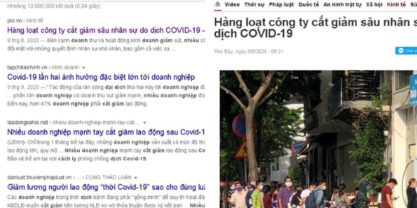 cắt giảm nhân sự của nhiều doanh nghiệp tại Việt Nam thời điểm covid-19 cắt giảm nhân sự của nhiều doanh nghiệp tại Việt Nam thời điểm covid-19