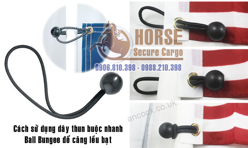 Dây thun chằng buộc hàng nhanh bungee ball ứng dụng buộc lều bạt nhanh Dây thun chằng buộc hàng nhanh bungee ball ứng dụng buộc lều bạt nhanh
