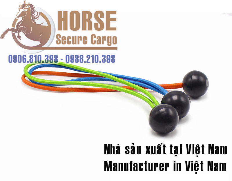 Dây thun buộc nhanh ball bungee được sản xuất tại Việt Nam Dây thun buộc nhanh ball bungee được sản xuất tại Việt Nam