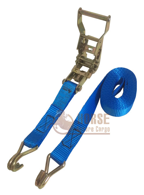 Dây chằng tăng đơ 1.5T bản 25mm xanh móc J Dây chằng tăng đơ 1.5T bản 25mm xanh móc J