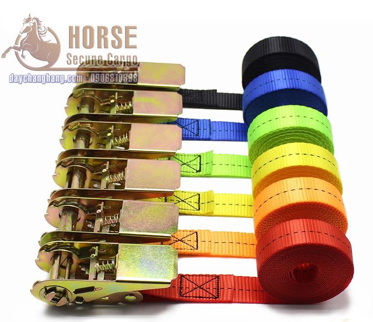 Dây chằng tăng đơ 0.8T bản 25mm không móc Dây chằng tăng đơ 0.8T bản 25mm không móc