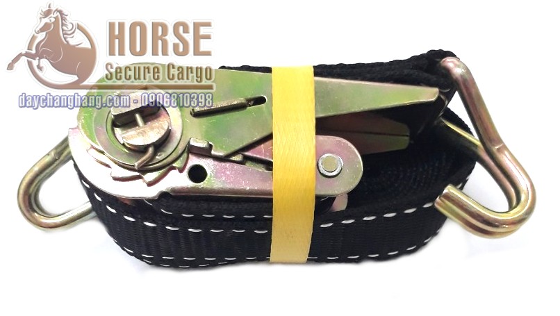 Dây chằng tăng đơ 0.8T bản 25x6 đen móc J Dây chằng tăng đơ 0.8T bản 25x6 đen móc J