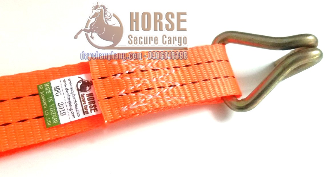 Dây chằng tăng đơ 2T bản 38x6m cam móc J Dây chằng tăng đơ 2T bản 38x6m cam móc J