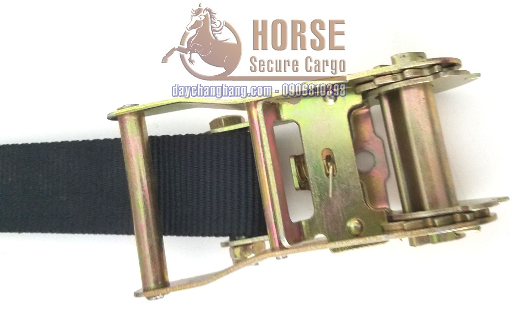 Dây chằng tăng đơ 2T bản 38x6m đen không móc Dây chằng tăng đơ 2T bản 38x6m đen không móc