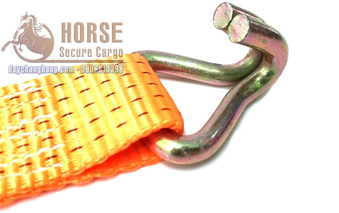 Dây chằng tăng đơ 3T bản 50x10m cam móc J Dây chằng tăng đơ 3T bản 50x10m cam móc J