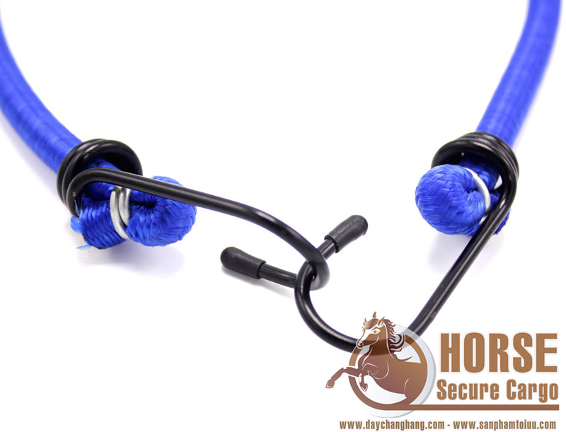 Phần đầu dây thun chằng hàng được kẹp chặt bằng thép chịu lực kéo cao Phần đầu dây thun chằng hàng được kẹp chặt bằng thép chịu lực kéo cao