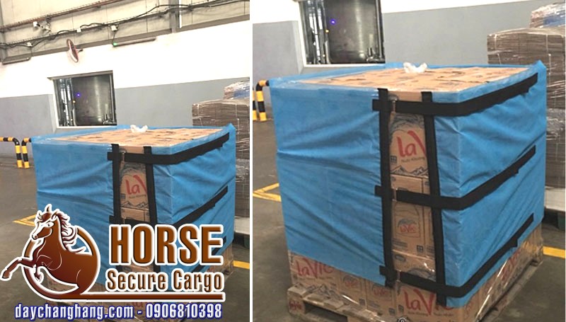 Giải pháp sử dụng lưới quấn pallet thay thế màng PE Giải pháp sử dụng lưới quấn pallet thay thế màng PE