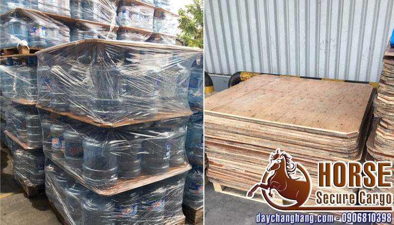 Giải pháp thay thế màng PE thu hồi các pallet bình nước đã qua sử dụng Giải pháp thay thế màng PE thu hồi các pallet bình nước đã qua sử dụng