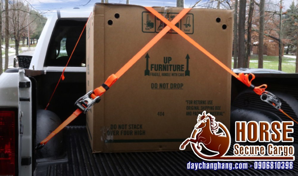 Sử dụng dây tăng đơ vận chuyển hàng hóa an toàn Sử dụng dây tăng đơ vận chuyển hàng hóa an toàn