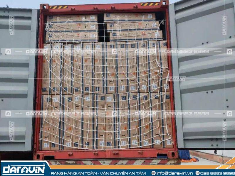 ưu nhược điểm của lưới chắn container sợi dù