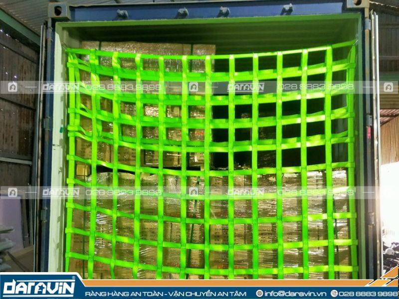 Ứng dụng đa dạng của lưới chắn container sợi dù