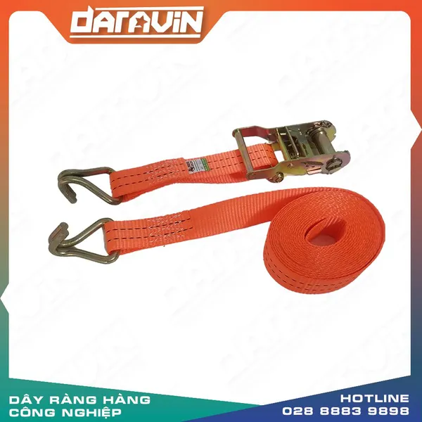 Dây chằng tăng đơ 1.5T bản 25x3m cam móc J