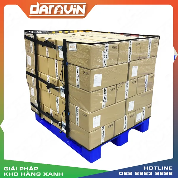 Lưới pvc trong suốt quấn pallet tái sử dụng DARAVIN 