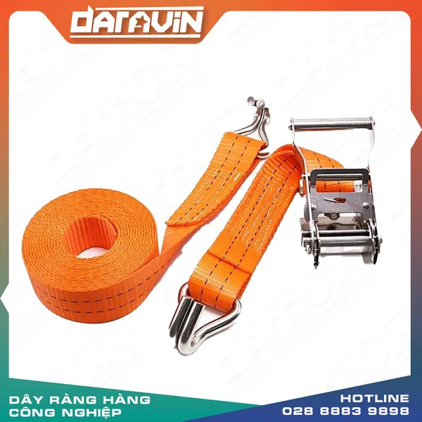 Dây chằng tăng đơ 1.5T bản 25x5m cam móc J