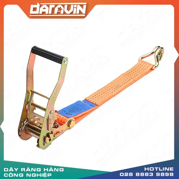 Dây chằng tăng đơ 3T bản 50x6m cam móc J